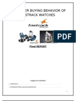 Fastrack Watch Buying Behavior