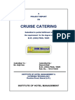 BSc Final Year Project Report on Cruise Catering