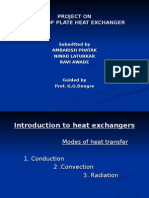 Design of Plate Type Heat Exchanger Project