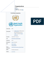 World Health Organization: Jump To Navigationjump To Search