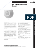 Self-Contained Pir Ceiling Mount Occupancy Sensor: Product Data