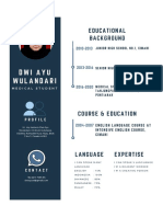 Blue Diamond Pattern Background Writer Resume