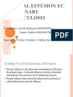 Pleural Effusion Ec Pulmonary Tuberculosis