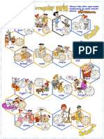 Irregular Verbs Flinstones Boardgame