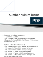 Sumber Hukum Bisnis