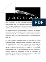 Jaguar Land Rover Company Overview