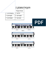 Unci Kunci Piano/orgen: Tangan Kiri Tangan Kanan