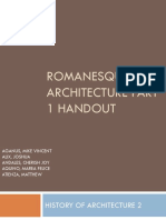 Romanesque Architecture Part 1 HANDOUT