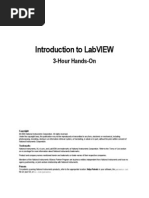 Introduction To LabVIEW 8 in 3 Hours