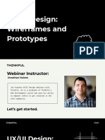 Webinar UX UI Design Wireframes and Prototypes