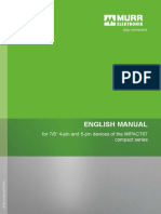 English Manual: For 7/8" 4-Pin and 5-Pin Devices of The IMPACT67 Compact Series