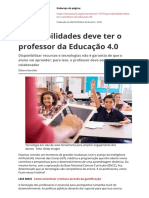 Que Habilidades Deve Ter o Professor Da Educacao 40pdf