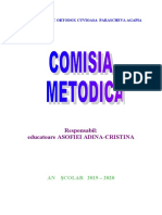 Comisia Metodica 2019-2020