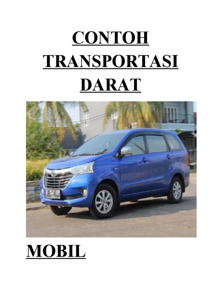 Contoh Transportasi Darat | PDF