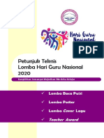 Juknis Lomba Hari Guru Nasional 2020