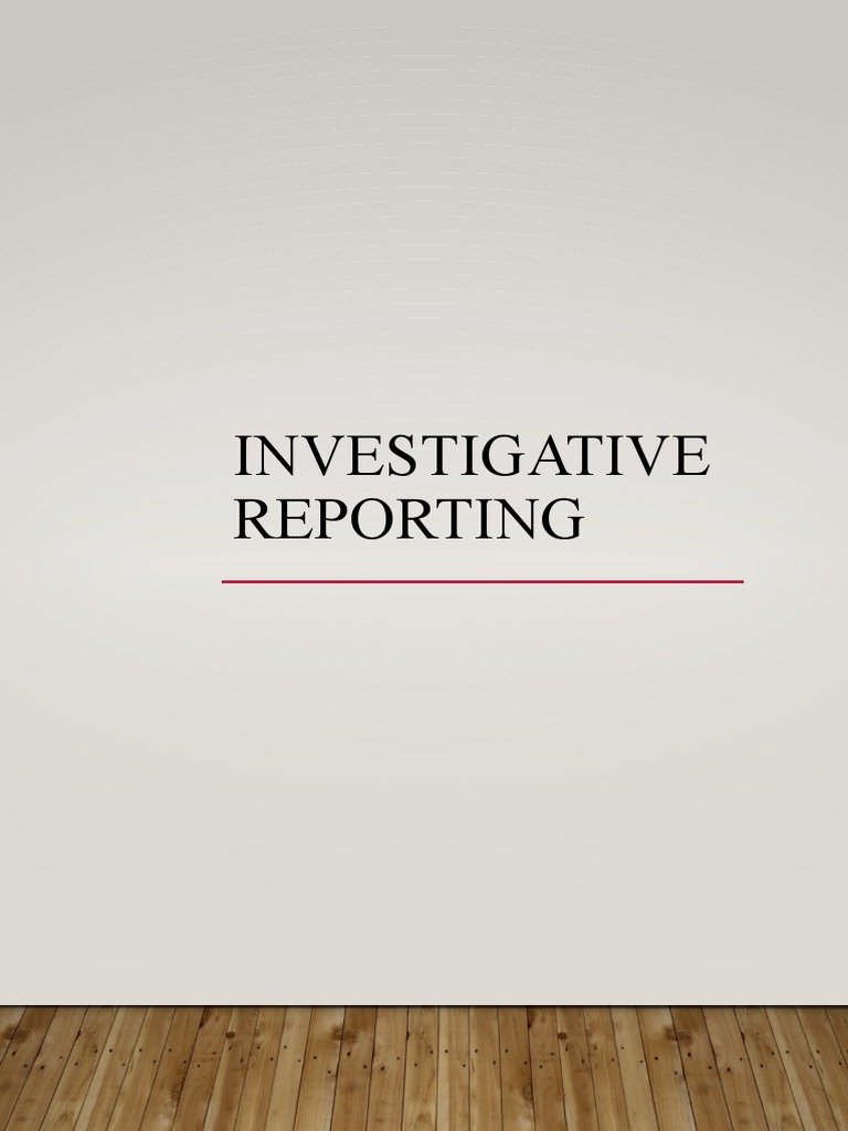 Sejarah Jurnalisme Investigasi Muckraking | PDF