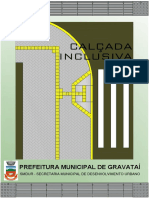 Cartilha Calçada Inclusiva - Prefeitura Municipal de Gravataí