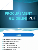 Procurement Guide Lines PPT 1