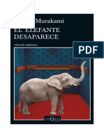 Murakami - El Elefante Desaparece