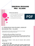 KELOMPOK 1 Sejarah Pemikiran Ekonomi - PPTX