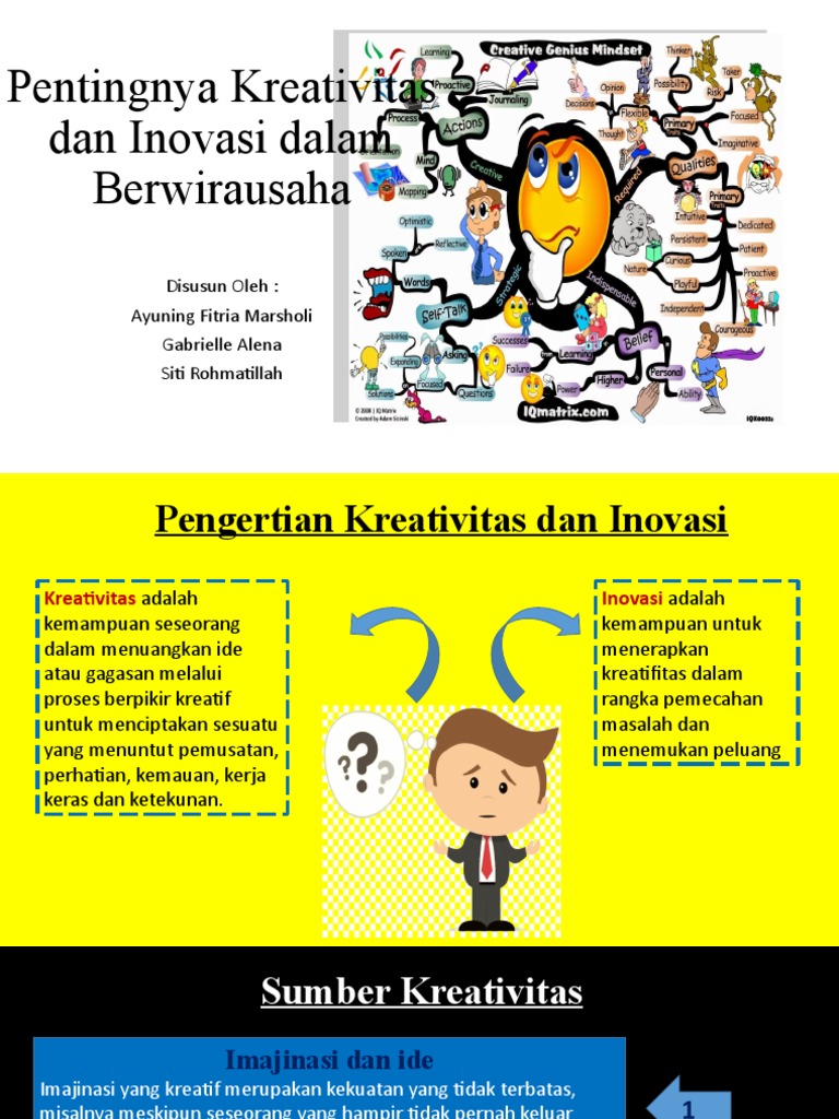 Merangsang Inovasi dan Kreativitas: Pentingnya Kesadaran Berwirausaha dalam Masyarakat