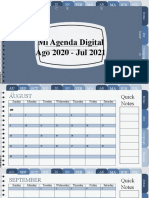 Agenda Digital Interactiva (Azul)