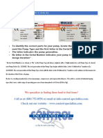 How To Find Parts by Pump Type & Serial No.: We Specialize in Finding Those Hard To Find Items!