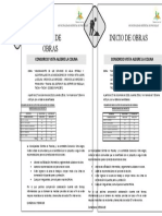 Comunicado de Inicio de Obra