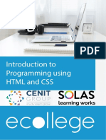 Introduction To Programming Using HTML and CSS