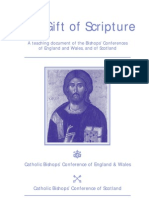 Bishops' Conferences England - Gift of Scripture