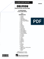 Oblivion: (Flexible Solo Feature With Concert Band)