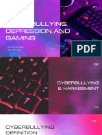 Understanding the Links Between Cyberbullying, Mental Health, and Gaming