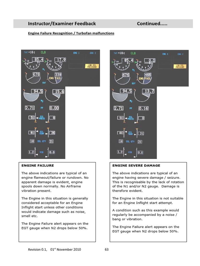 Aviation Engine Failure Guide | PDF | Engines | Vehicle Technology
