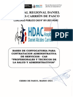 Bases de La Convocatoria Cas 001-2021