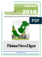 Pakistan News Digest February - 2016