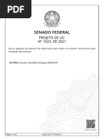 Projeto de Lei n° 1023, de 2021