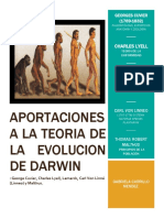 Aportaciones A La Teoria de La Evolucion de Darwin