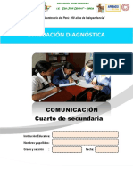 Evaluación diagnóstica 4°-Se comunica