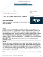 Conteúdo 3 - Artigo 1 - O Papel Das Emoções Na Constituição Do Sujeito - Marlene Coelho Alexandroff