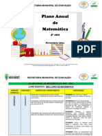 PLANO ANUAL MATEMÁTICA 4º ANO JANEIRO 2021.o