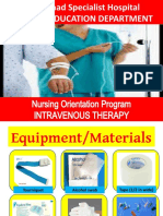 Nursing Orientation Program Intravenous Therapy