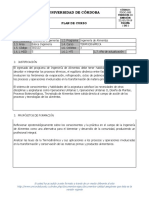 FDOC-088 - Plan de Curso Termodinámica