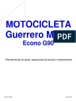 Manual Serv y Mant Moto Guerrero Magic Econo G90 (E)
