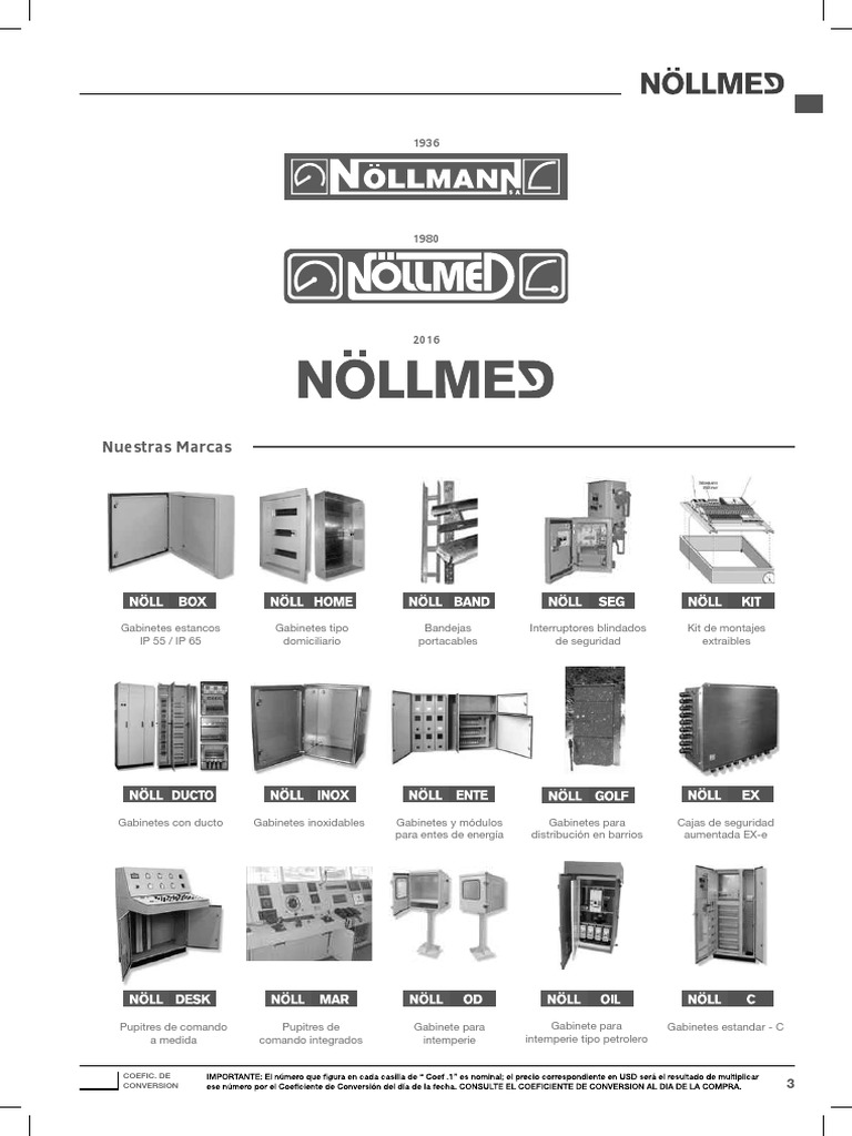 Nollmed Catalogo 2020, PDF, Energia electrica