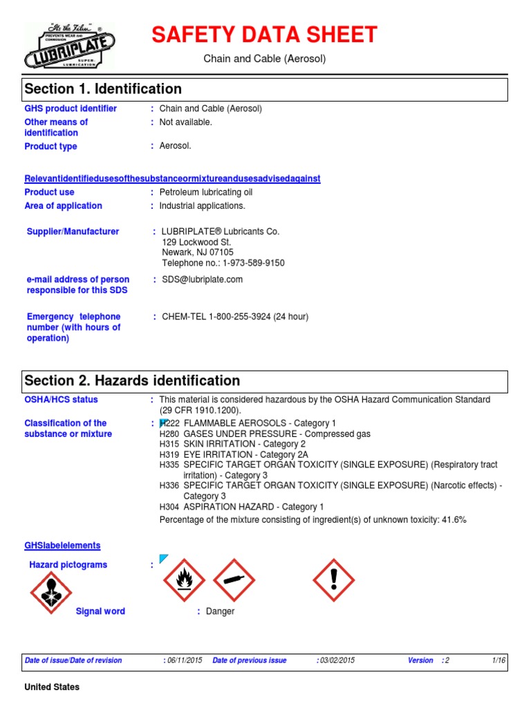 Lubriplate Food Grade Lubricants Msds informacionpublica.svet.gob.gt
