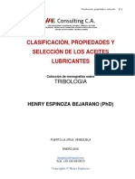 1-3 Clasificación Propiedades y Selección de Lubricantes