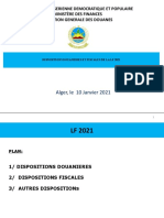 Présentation DG Douanes - LF 2021-10-01-2021