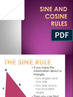 10 - Sine and Cosine Rule