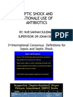 Rational use of antibiotics in septic shock