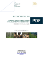 FSC STD 30 010 V2 0 ES Estandar para Madera Controlada FSC Aplicable A Empresas de Manejo Forestal